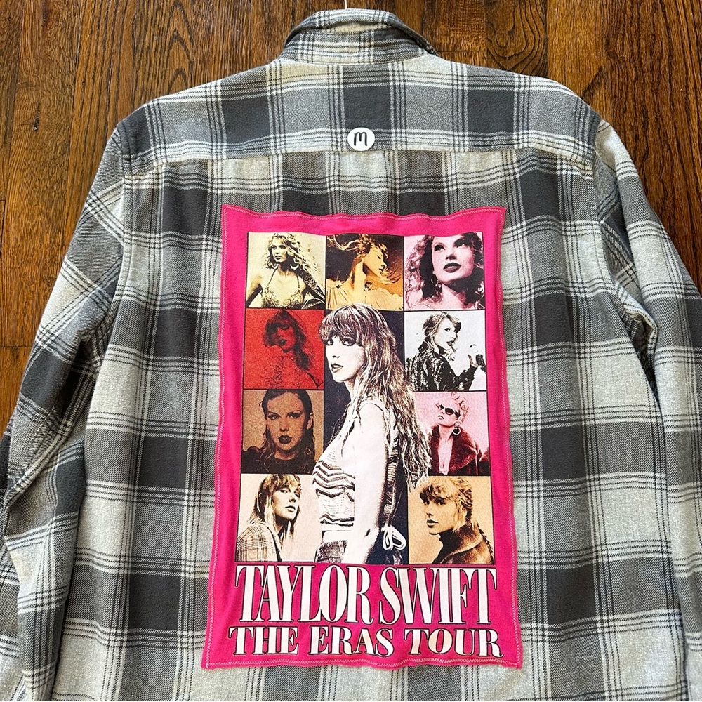 Taylor Swift The Eras Tour Reworked Flannel Medium